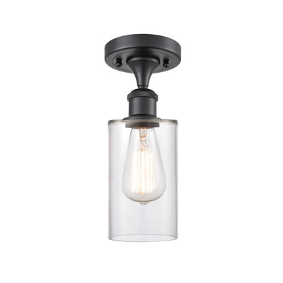 Glessite Glass Semi Flush Mount