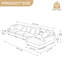 4 Seater Sectional-413787872