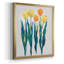 Tulipes dans une rangée II, toile encadrée de qualité supérieure - prête à être accrochée-1924022039-1924022036
