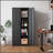 71 Inch Metal Garage Storage Cabinet, Secure Tool Organizer with Adjustable Shelves and Locking Doors