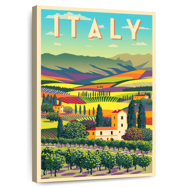 Affiche Alvord, Italie, H 30 po x l 20 po