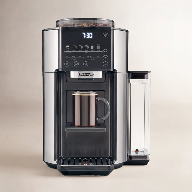 TrueBrew™ Automatic Single-Serve Drip Coffee Maker with Built-In Grinder and Bean Extract Technology