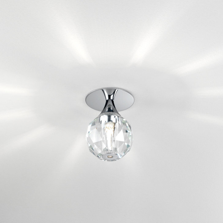 Crystal Semi Flush Mount