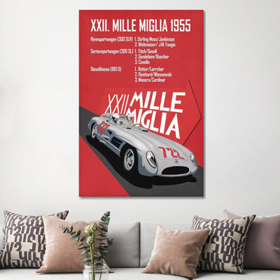 Mille Miglia XXII by Mark Rogan - Print on Canvas