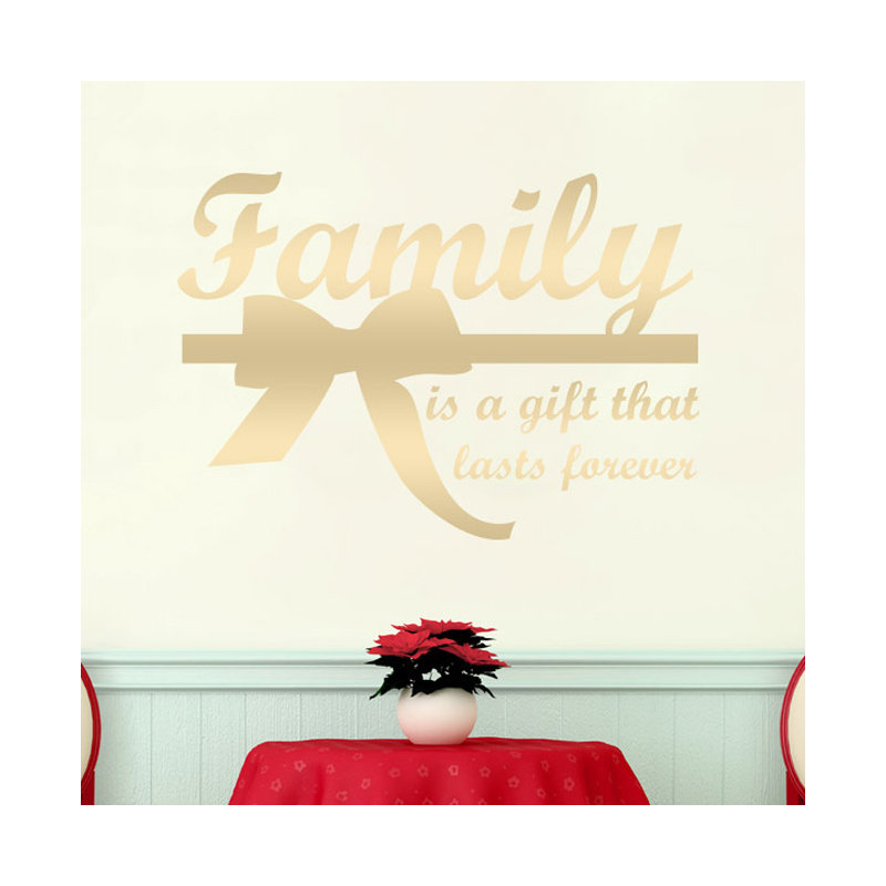 Wall Decal, Shiny Gold, Large