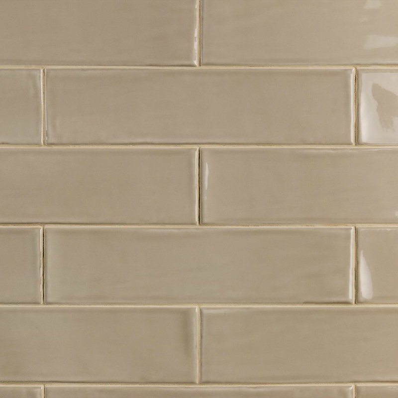 Manchester 3x12 Glossy Ceramic Subway Tile, Fawn Beige