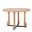 Table de salle à manger 48 "pour espaces confortables - 4 places, bois massif Scratch et, assemblage simple, attrait dans les petites cuisines idéales appartements, entretien facile, charme rétro