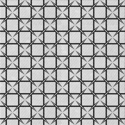 Tapis gris/crème tissé à la machine