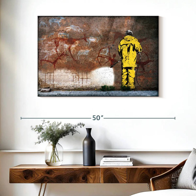 Leisha Street Cleaner, 26" H x 39" W