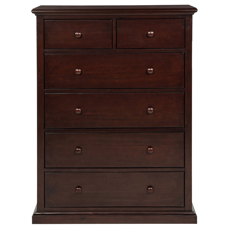 Sumerlin 6-drawer Bedroom Chest of Drawers Cappuccino, Cappuchino