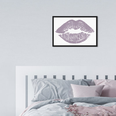 Toile unie lilas et moderne