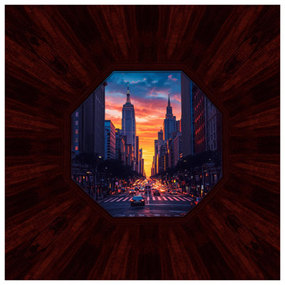 Couvre-lit matelassé Cityscape
