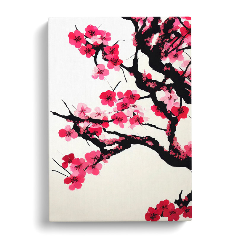 Cherry Blossom Treeed - Wrapped Canvas, 76cm H x 50cm W x 3cm D