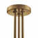 Stellar 3-Light Semi-Flush Ceiling Light In Opal Polished Nickel