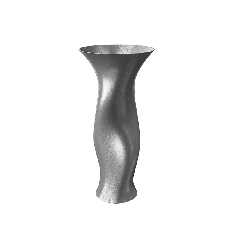 Delfo 17.7'' L Bathroom Sink, Silver Leaf