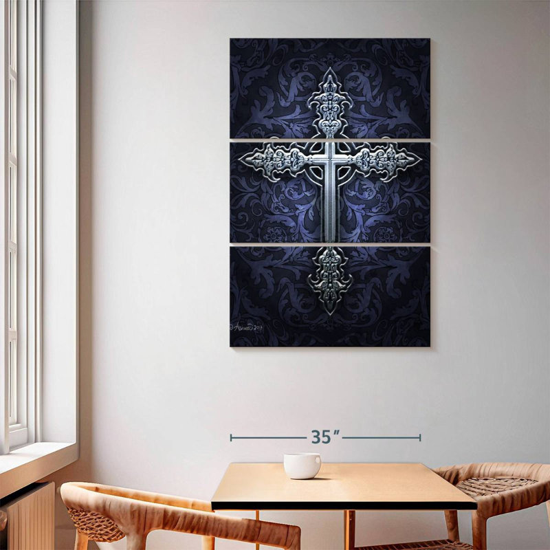 Kelan Gothic Cross, 65" H x 42" W