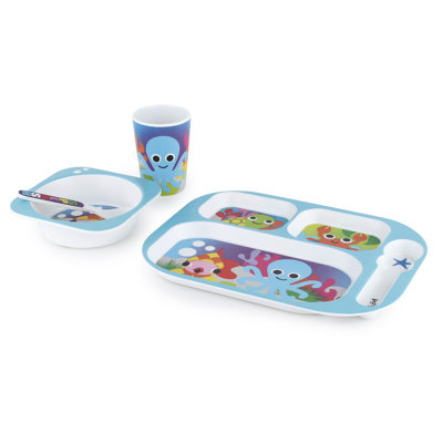 Melamine Dinnerware Set 4 Piece