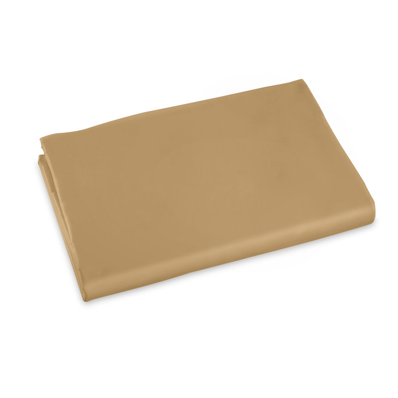 Raffaello Sateen Fitted Sheet, King Fitted Sheet, Caramel