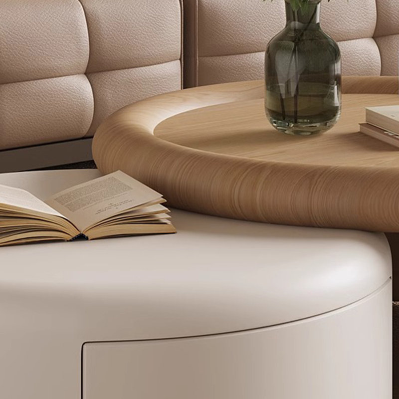 Modern simple butter style solid wood coffee table