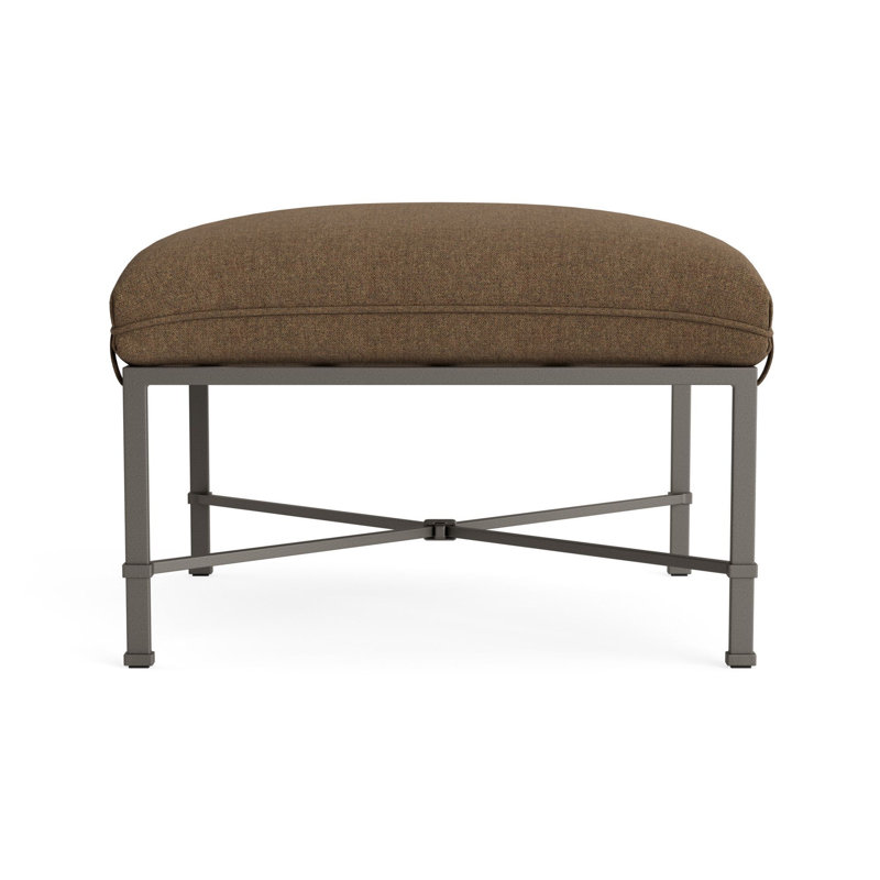 Venetian Outdoor Ottoman, Mica, Fushion Moccasian
