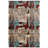 Crittenden Modern Abstract Jewel Tone Multicolor Area Rug with Short Fringe-28281479