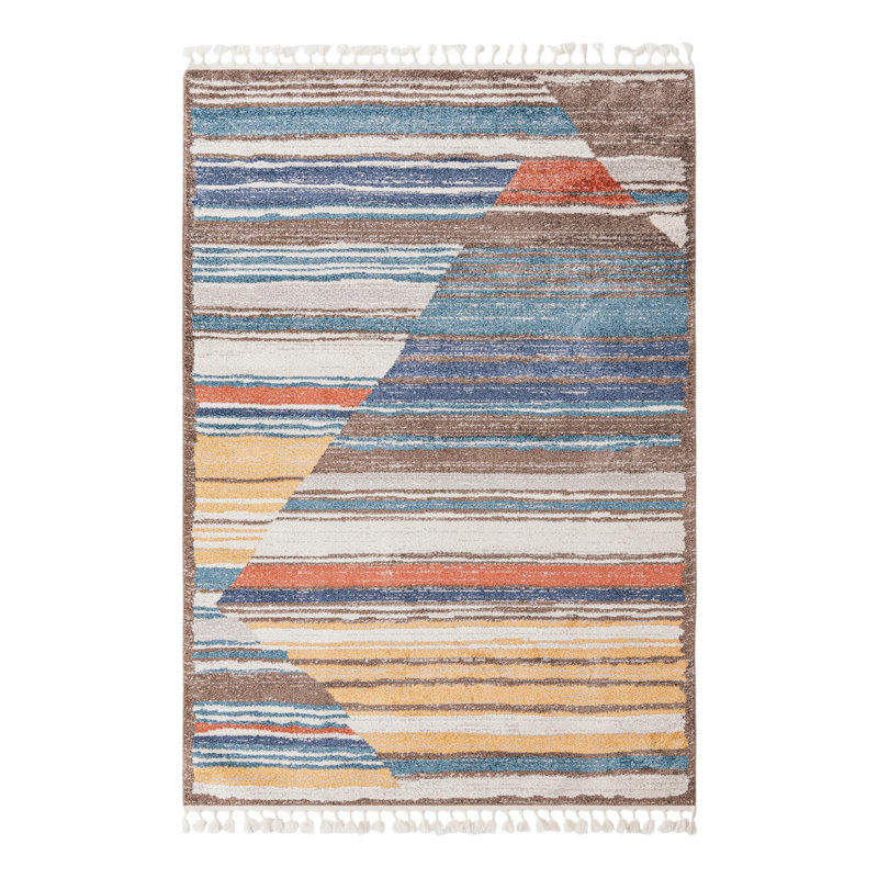 Frystown Geometric Indoor Rug, Rectangle 6' x 9'