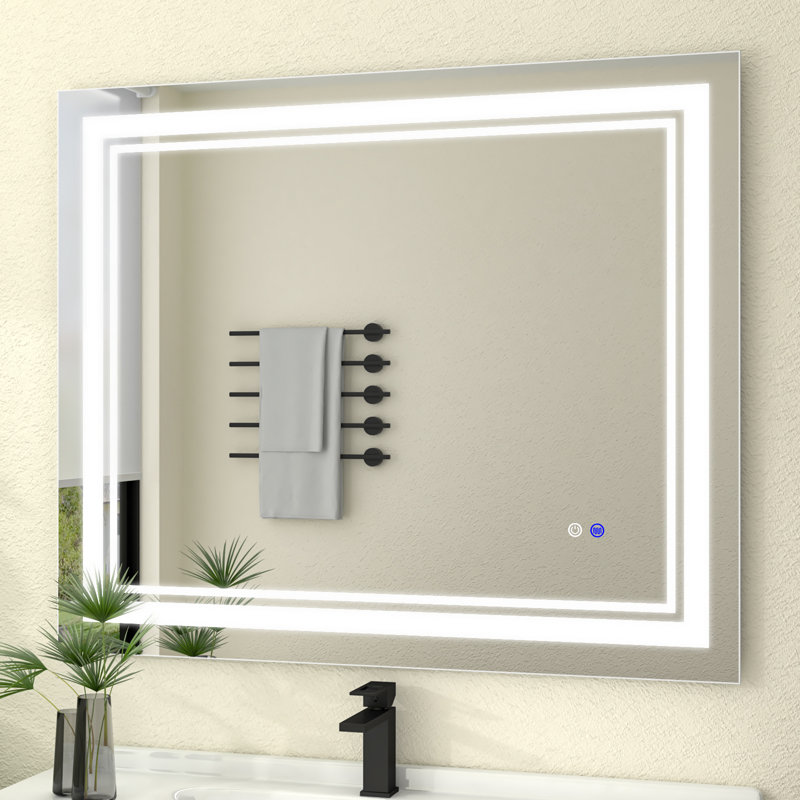 Miroir de salle de bain Bilgehan, 32 po x 40 po