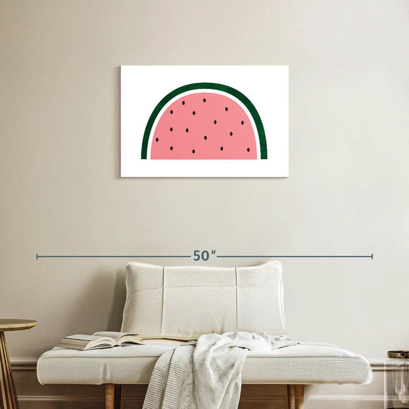 Yarlin Watermelon Slice I, 20" H x 30" W
