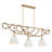 Cordón 63.25" 3-Light Linear Chandelier