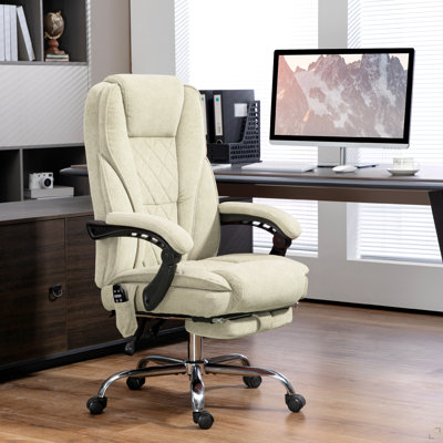 Fauteuil de bureau avec repose-pieds Vinsetto Massage