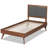 Upholstered Slat Bed-1924615251