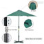 Aarun 293cm Market Parasol