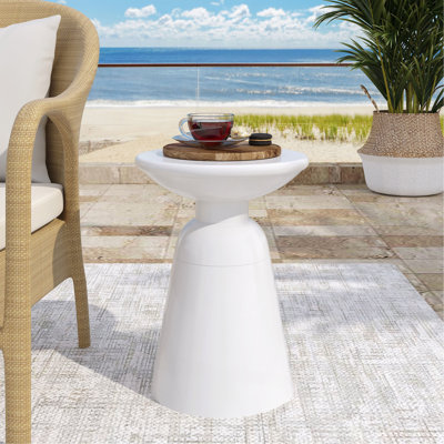 Table de bout d'extérieur en métal - Grand