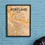 « portland city map », reproduction d’impression sur affiche-31735834