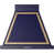 Blue/Brass