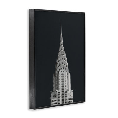 Chrysler Building Architecture Framed Giclee, design by Wild Apple Portfolio