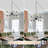 Pushkar 8 - Light Modern Plug in Sputnik Sphere Chandelier with Cord & ON/OFF Switch, Industrial Dining Room Chandelier Kitchen Pendant Lights-60461317