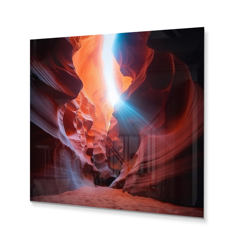 " Magical Lower Canyon III ", 23" H x 23" W, Metal