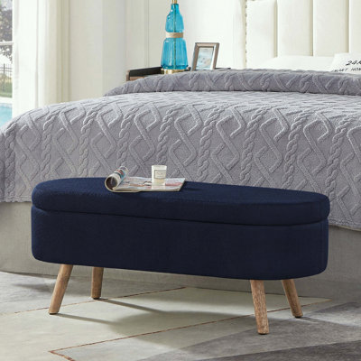Banc de rangement avec repose-pieds Luxury