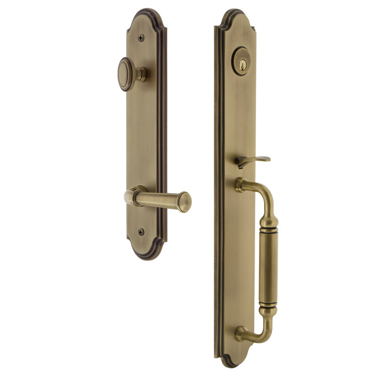 Arc One-Piece Complete Inactive Dummy Handleset with C Grip and Georgetown Lever