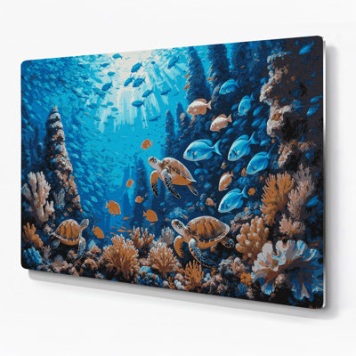 Art mural gris nautique thème des Caraïbes
