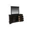 Miroir de commode rectangulaire Wellington