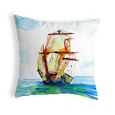 Outdoor Reversible Throw Pillow