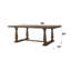 Table de salle à manger pour les espaces rustiques et contemporains, durable, spacieuse et élégante.