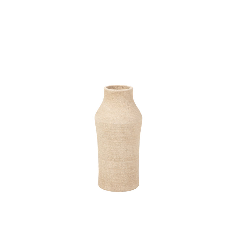 CERAMIC VASE 25X25x60 CM, Brown