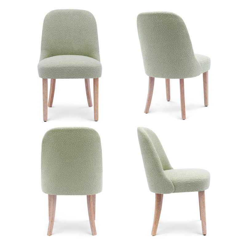 19.5'' H Upholstered Side Chair, Green