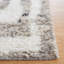 Tapis ivoire / gris en laine tissé à plat à la main Kass-72504953