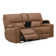 Harrison 80'' Leather Triple Power Reclining Console Loveseat