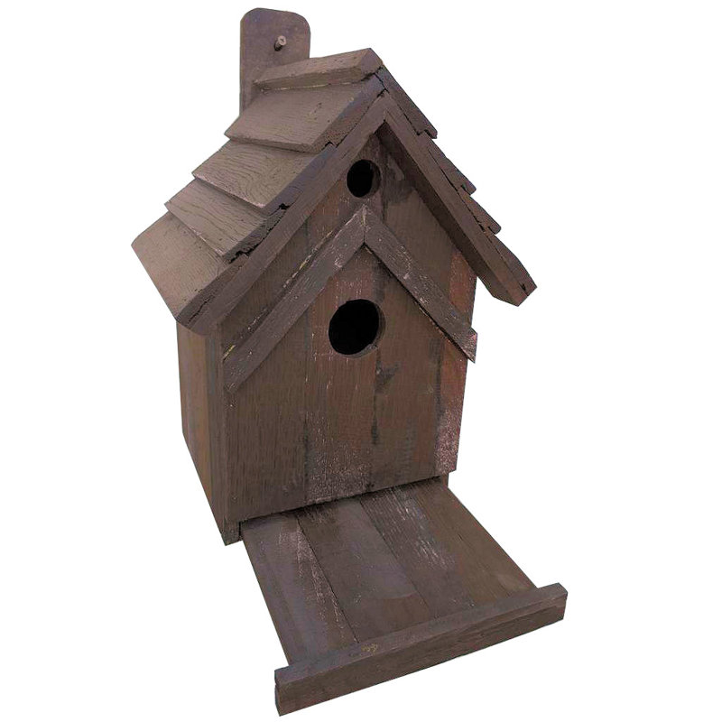 Maison d'oiseaux en bois de chêne français