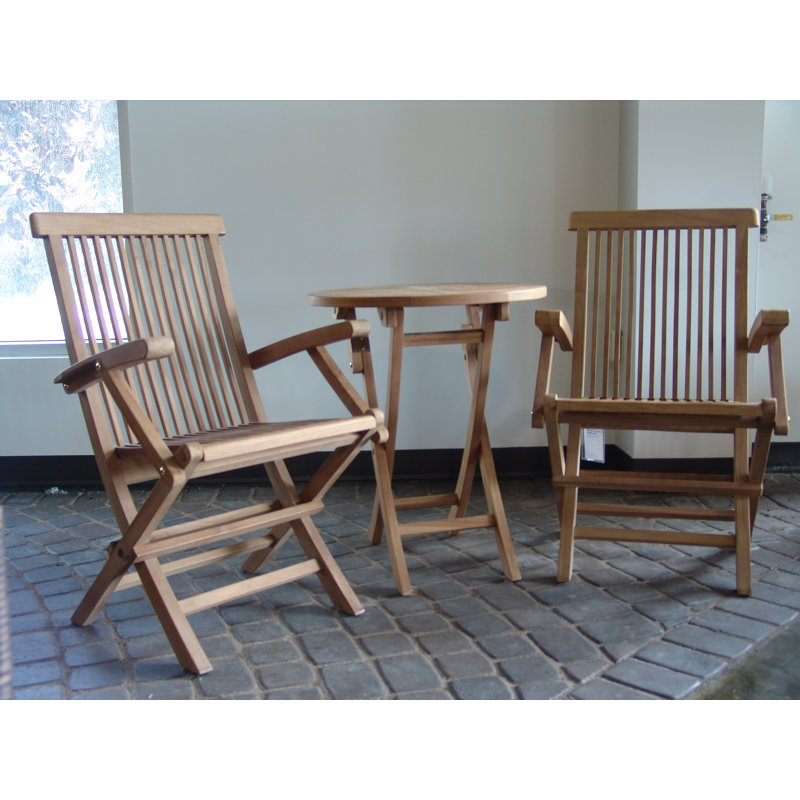 Chaise de salle à manger en bois massif Hugley
